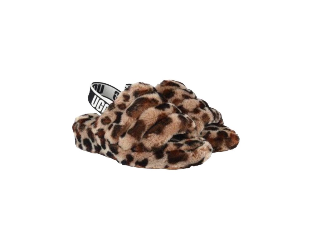 Купить UGG Fluff Yeah Slide Leopard