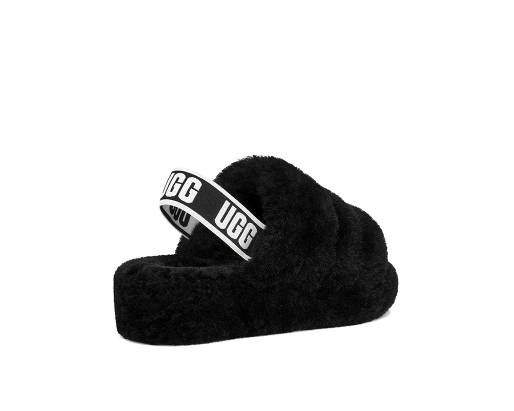 Купить UGG Fluff Yeah Slide-Black