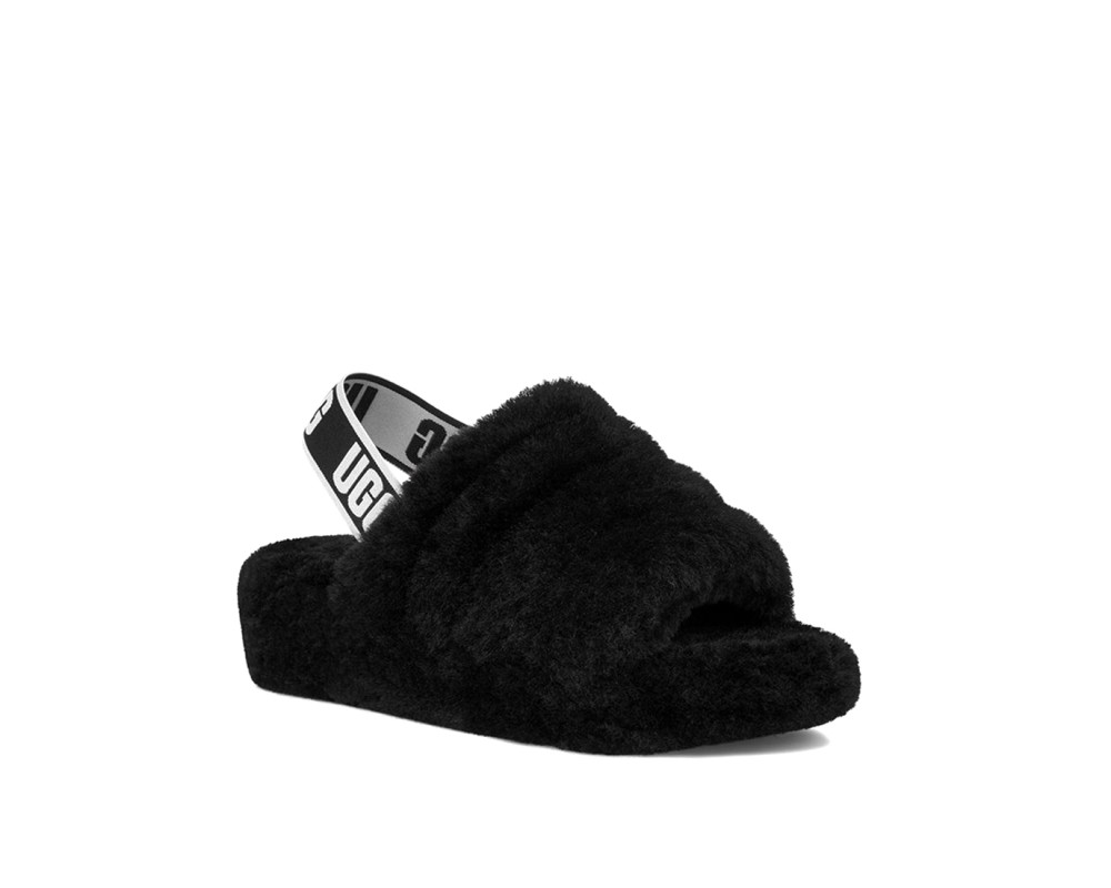 Купить UGG Fluff Yeah Slide-Black
