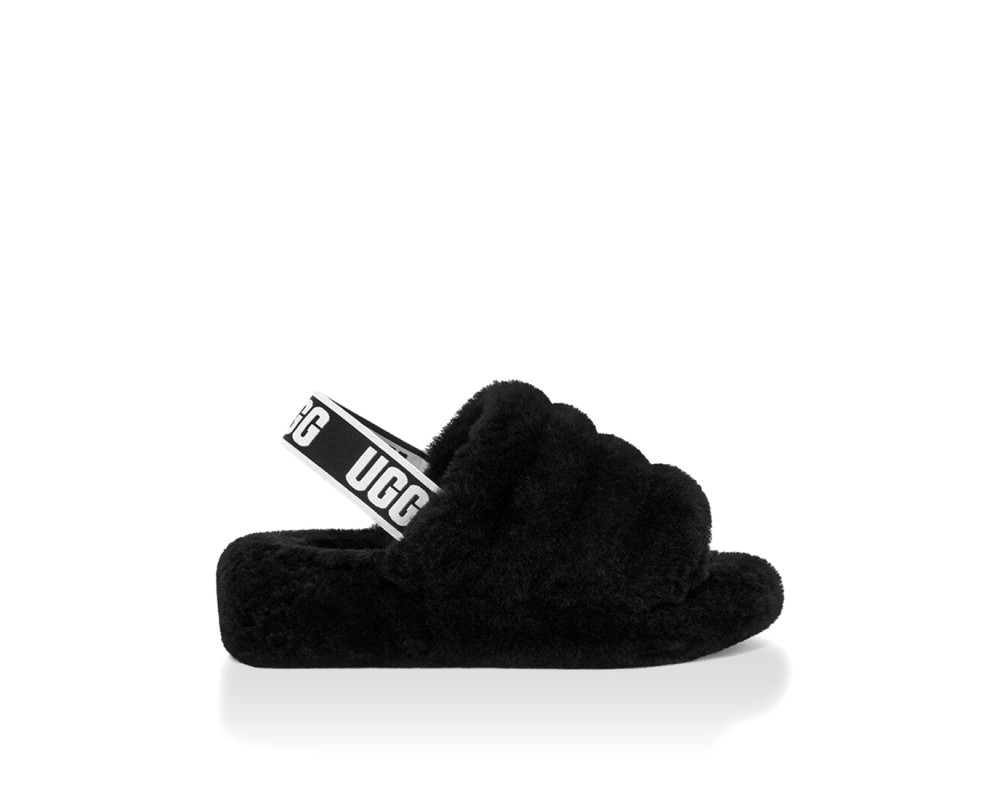 Купить UGG Fluff Yeah Slide-Black