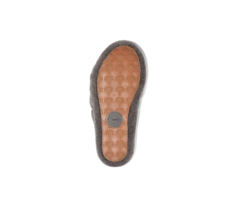 Купить UGG Fluff Yeah Slide-Grey