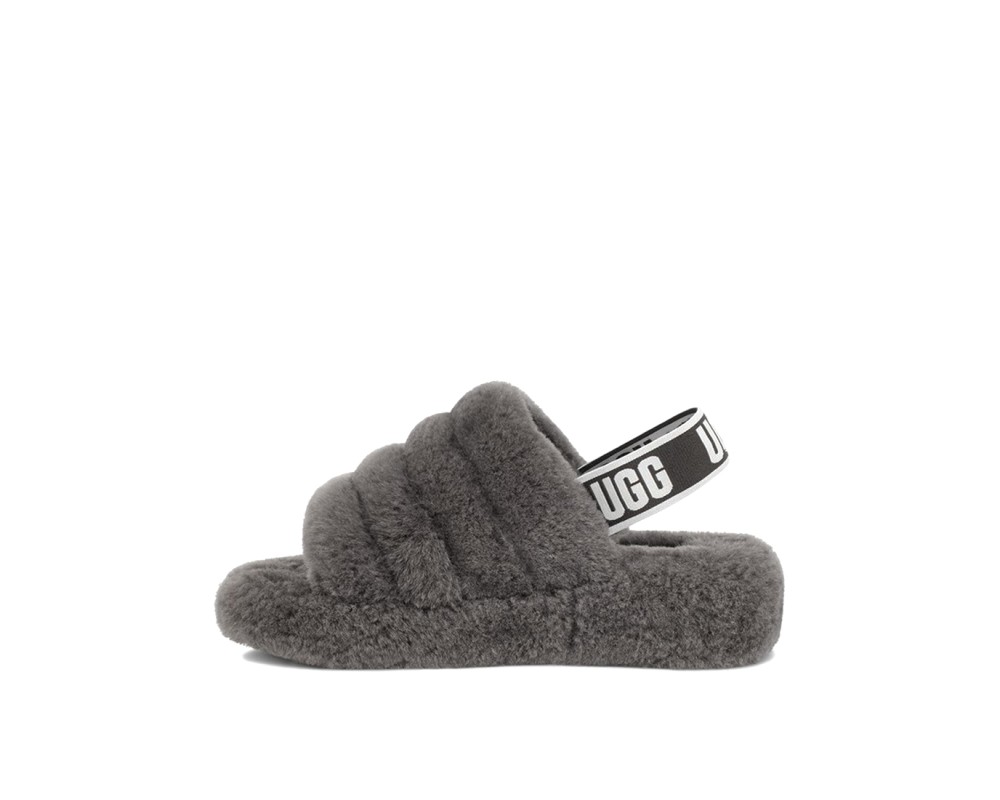 Купить UGG Fluff Yeah Slide-Grey