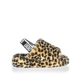 Купить UGG Fluff Yeah Slide-Leopard