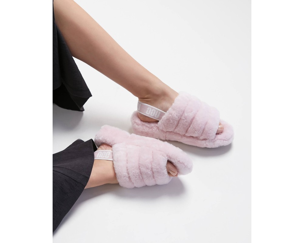 Купить UGG Fluff Yeah Slide-Pink