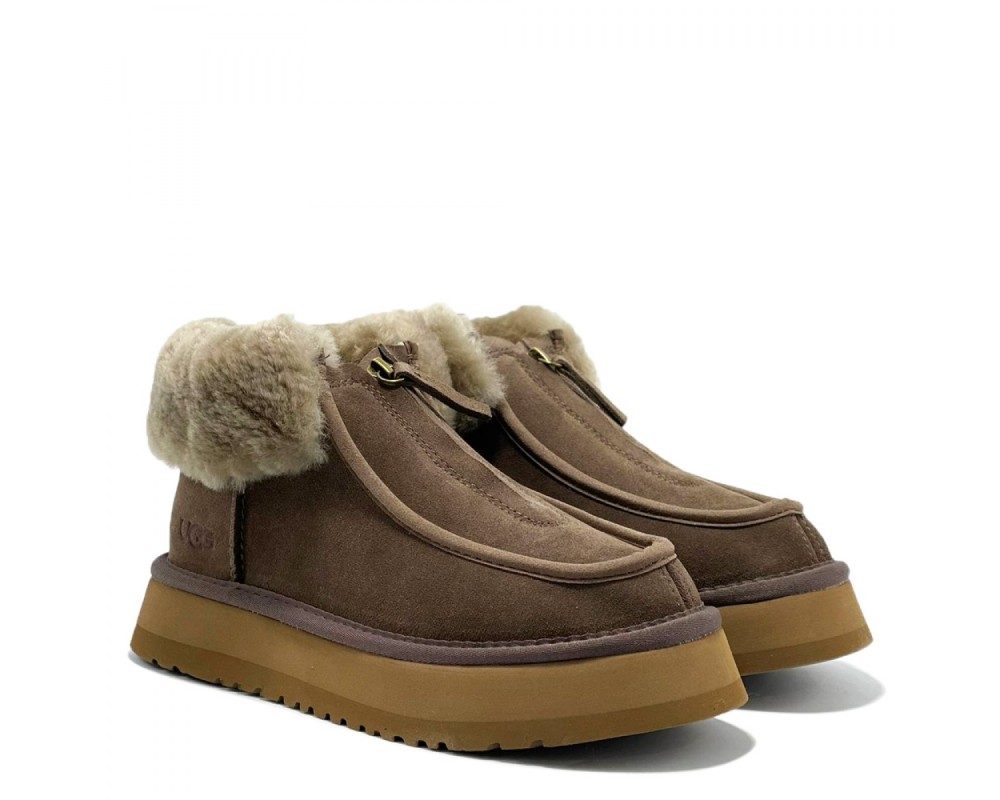 Купить UGG Funkette Platform Boots Cappuccino