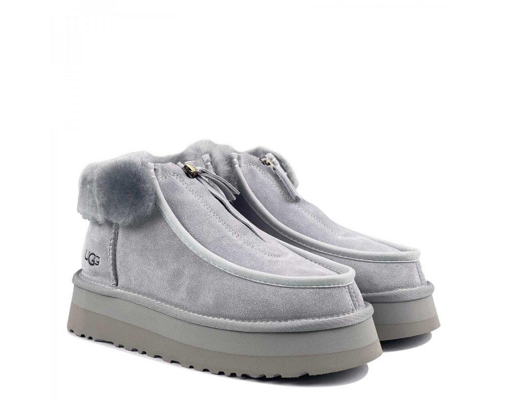 Купить UGG Funkette Platform Boots Grey-Violet