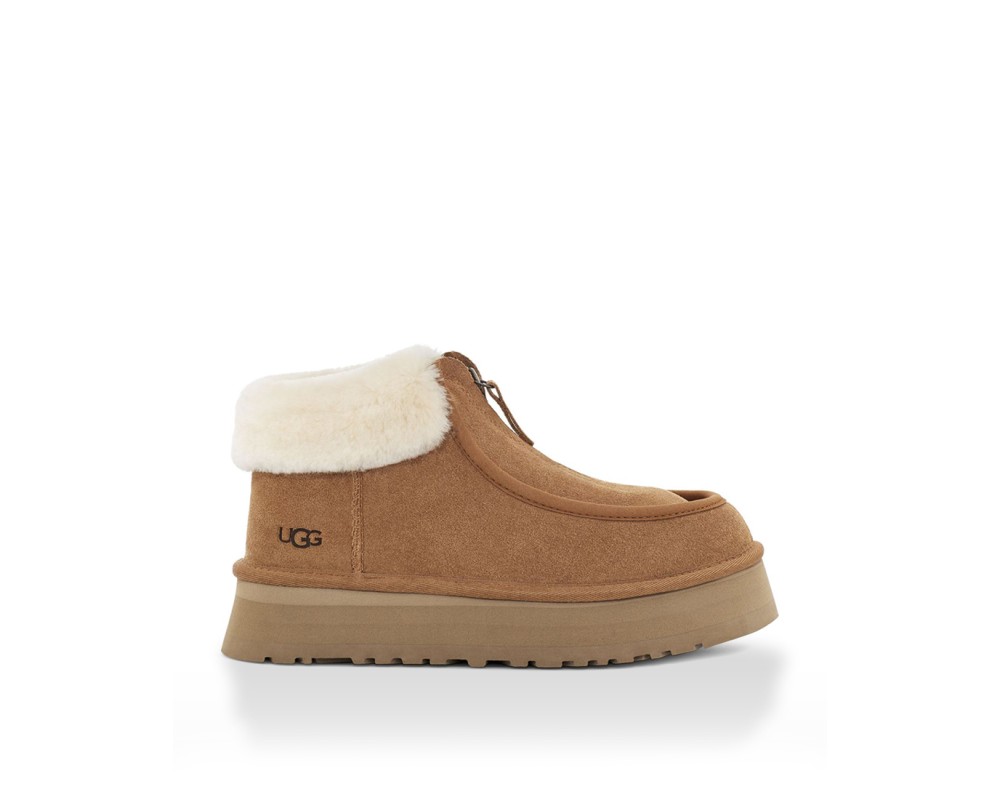 Купить UGG Funkette Platform Chestnut