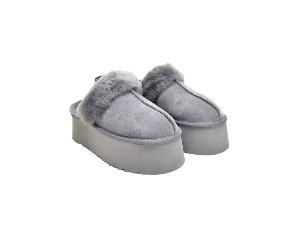 Купить UGG Funkette Suede Platform Grey
