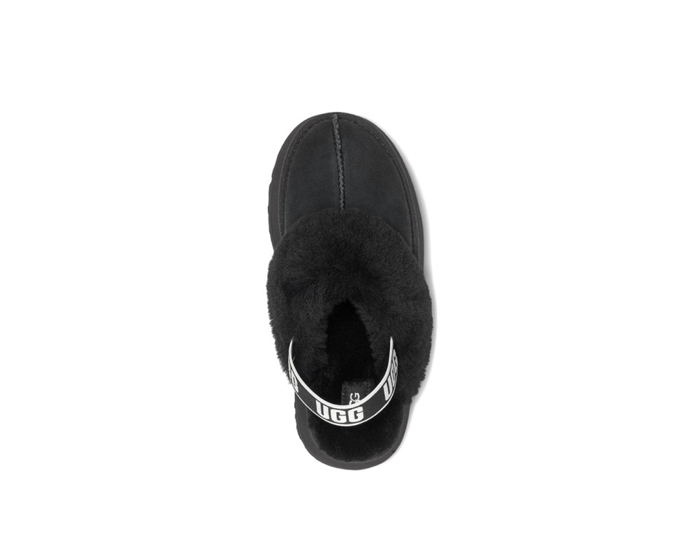 Купить UGG Funkette Suede Platform Black