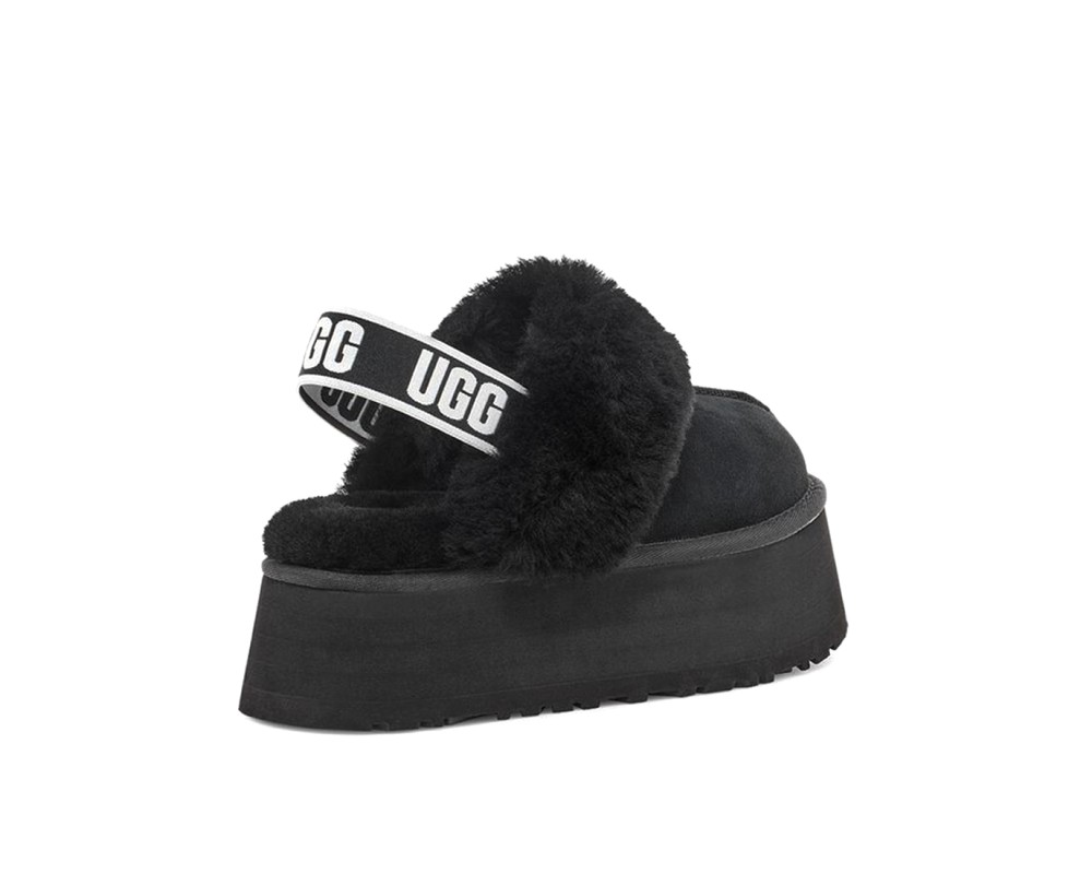 Купить UGG Funkette Suede Platform Black