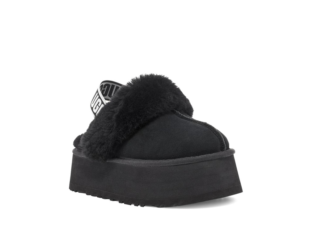 Купить UGG Funkette Suede Platform Black