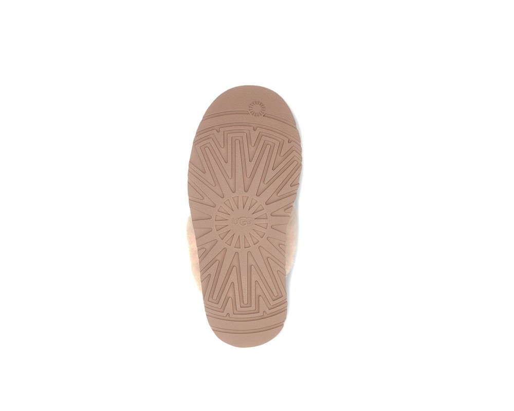 Купить UGG Funkette Suede Platform Chestnut