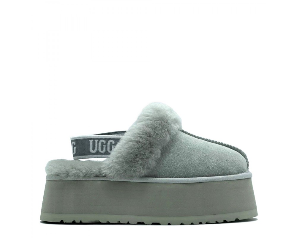 Купить UGG Funkette Suede Platform Grey Violet