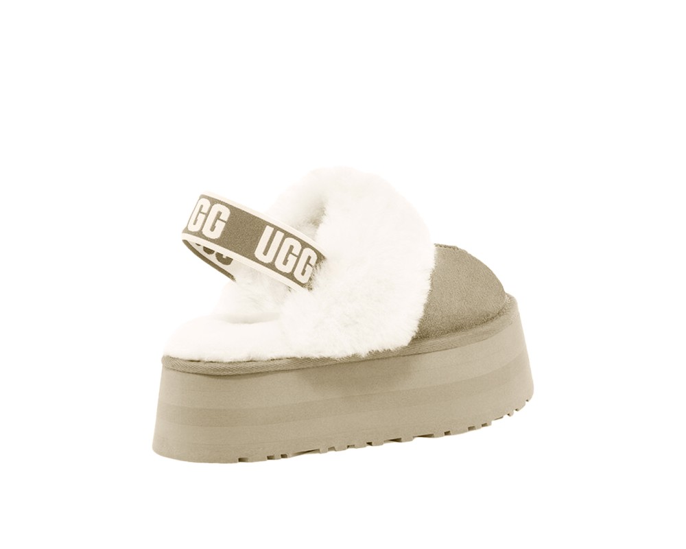 Купить UGG Funkette Suede Platform Sand