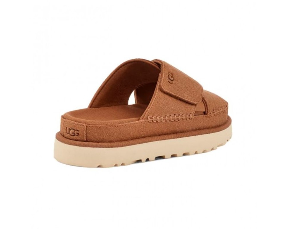 Купить UGG Goldenstar Cross Slide - Chestnut