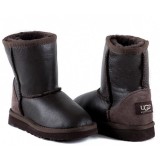 Купить UGG Kids Classic Short Metallic Chocolate
