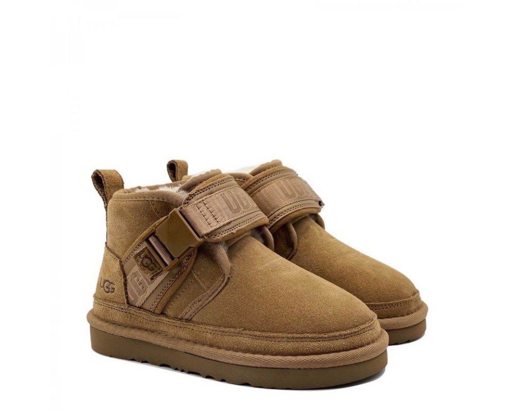 Купить UGG Kids Neumel Snapback Chestnut