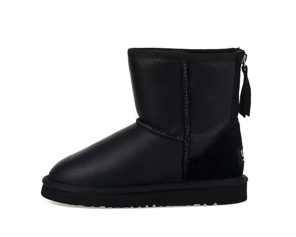 Купить UGG Kids Zip Metallic Black