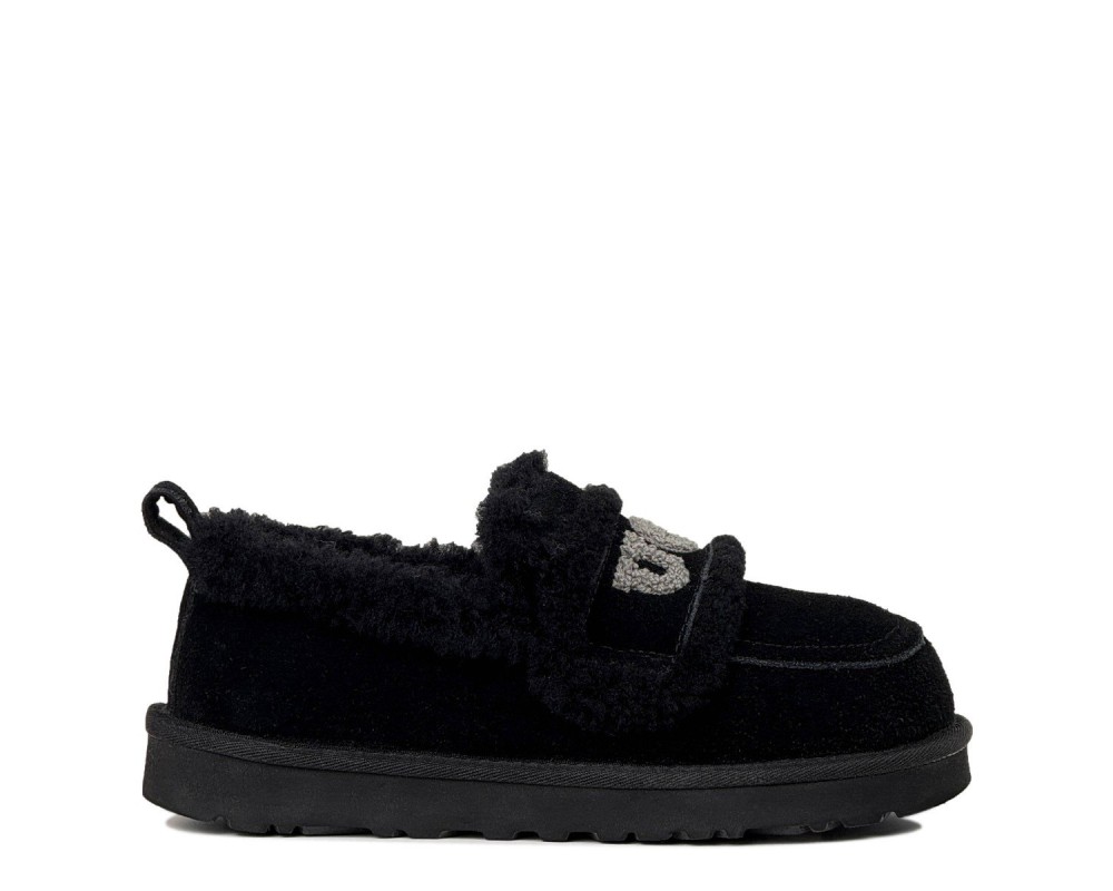 Купить UGG Classic Fat Ding Slip On Black
