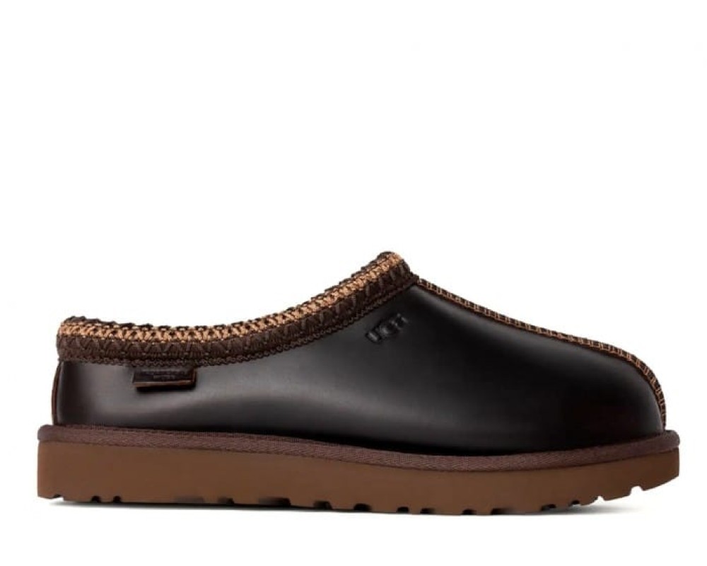 Купить UGG Tasman Slippers Leather Regen Ironwood