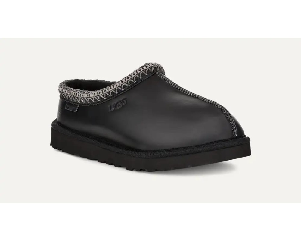 Купить UGG Tasman Slippers Leather Regen Black