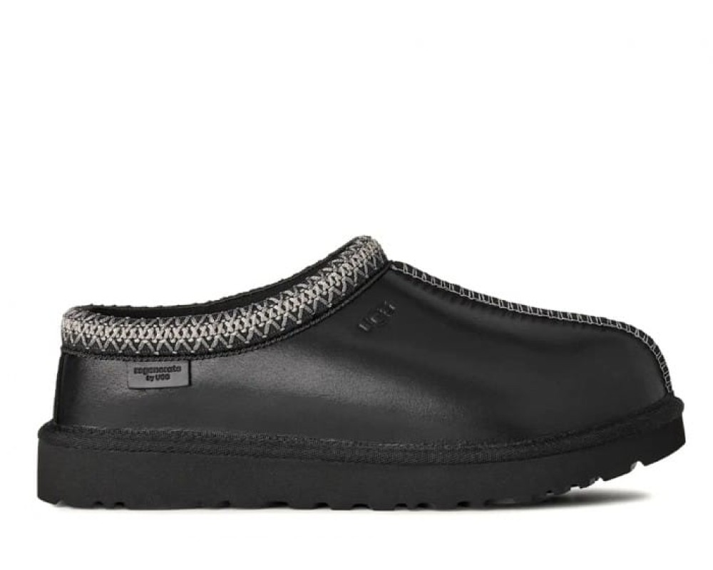 Купить UGG Tasman Slippers Leather Regen Black