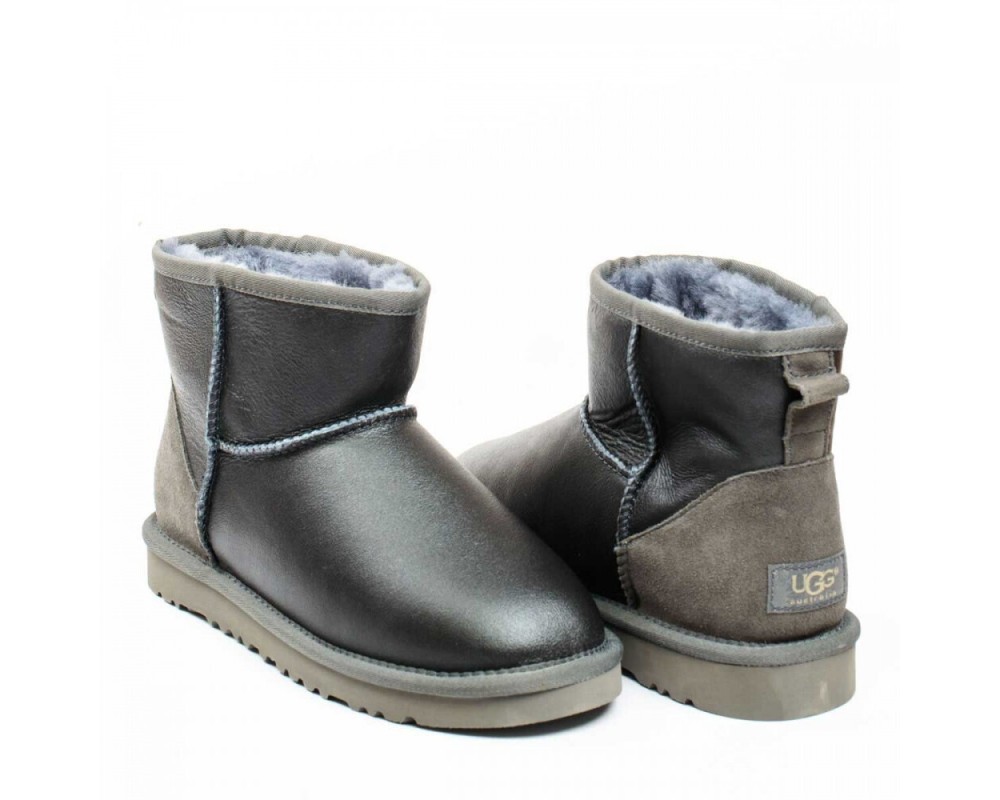 Купить UGG Mens Classic Mini Metallic Grey