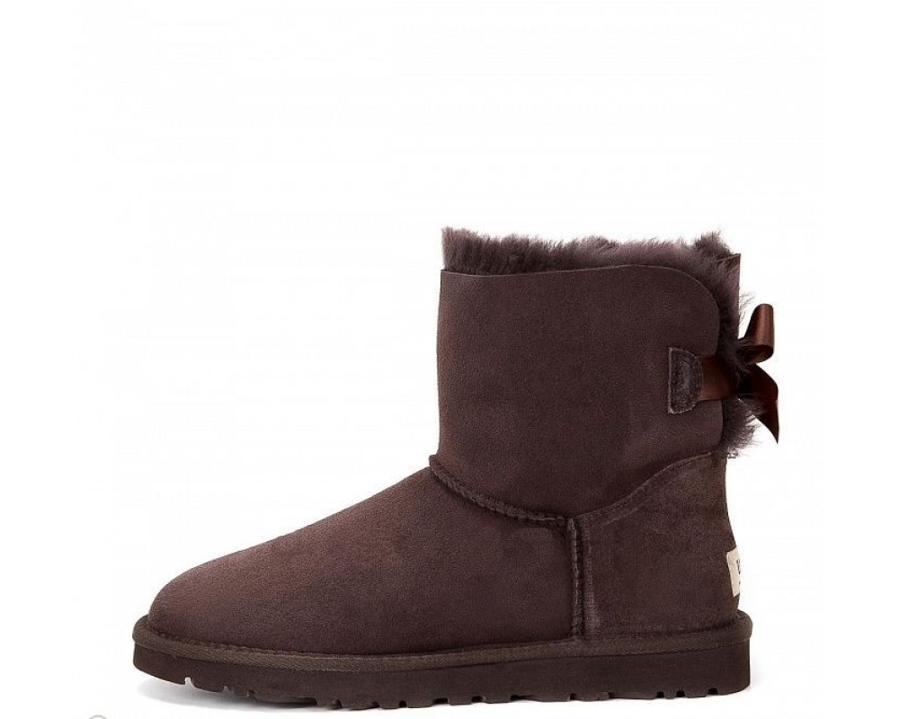 Купить UGG Bailey Bow Mini Chocolate