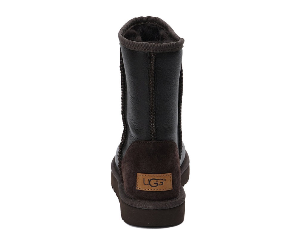 Купить UGG Mens Classic Short Metallic Chocolate