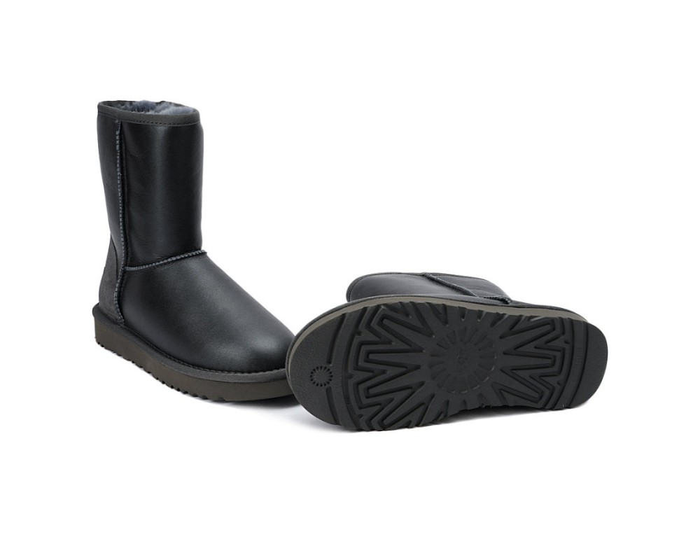 Купить UGG Mens Classic Short Metallic Grey
