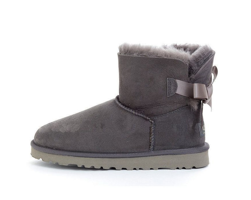 Купить UGG Bailey Bow Mini Grey