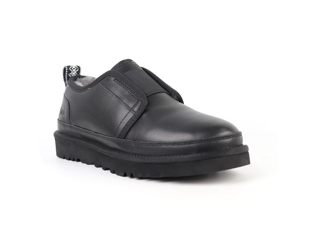 Купить UGG Mens Slippers Flex Leather Black