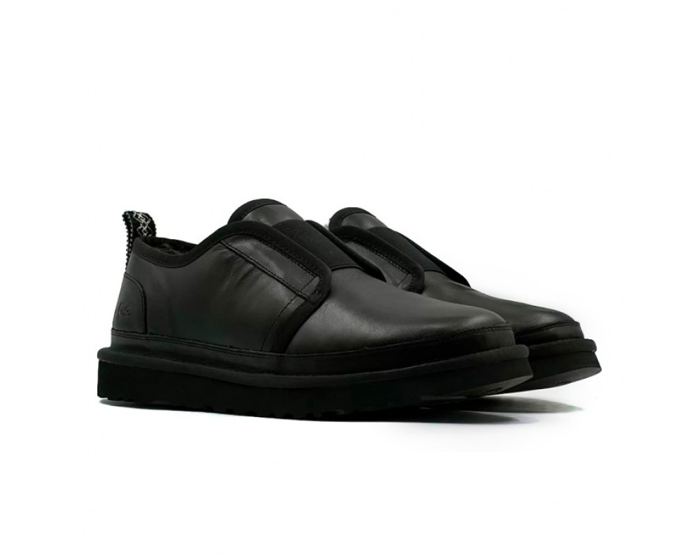 Купить UGG Mens Slippers Flex Leather Black
