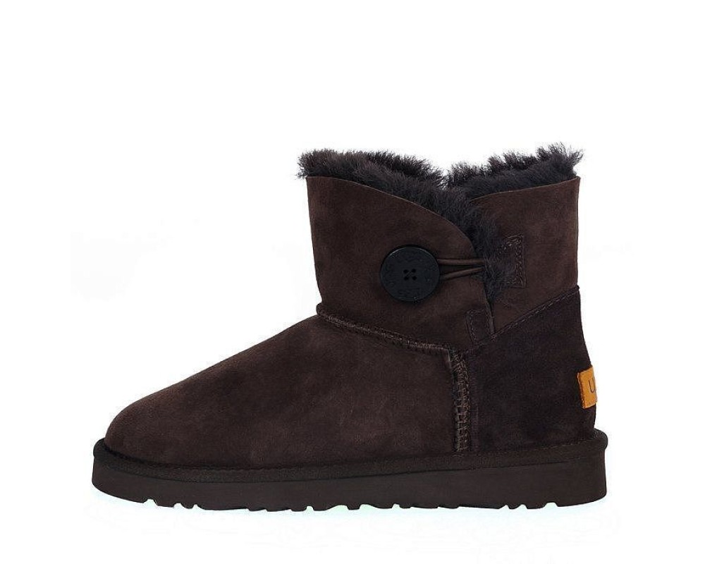 Купить UGG Mini Bailey Button II Chocolate