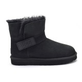 Купить UGG Mini Bailey Graphic Logo Suede Black