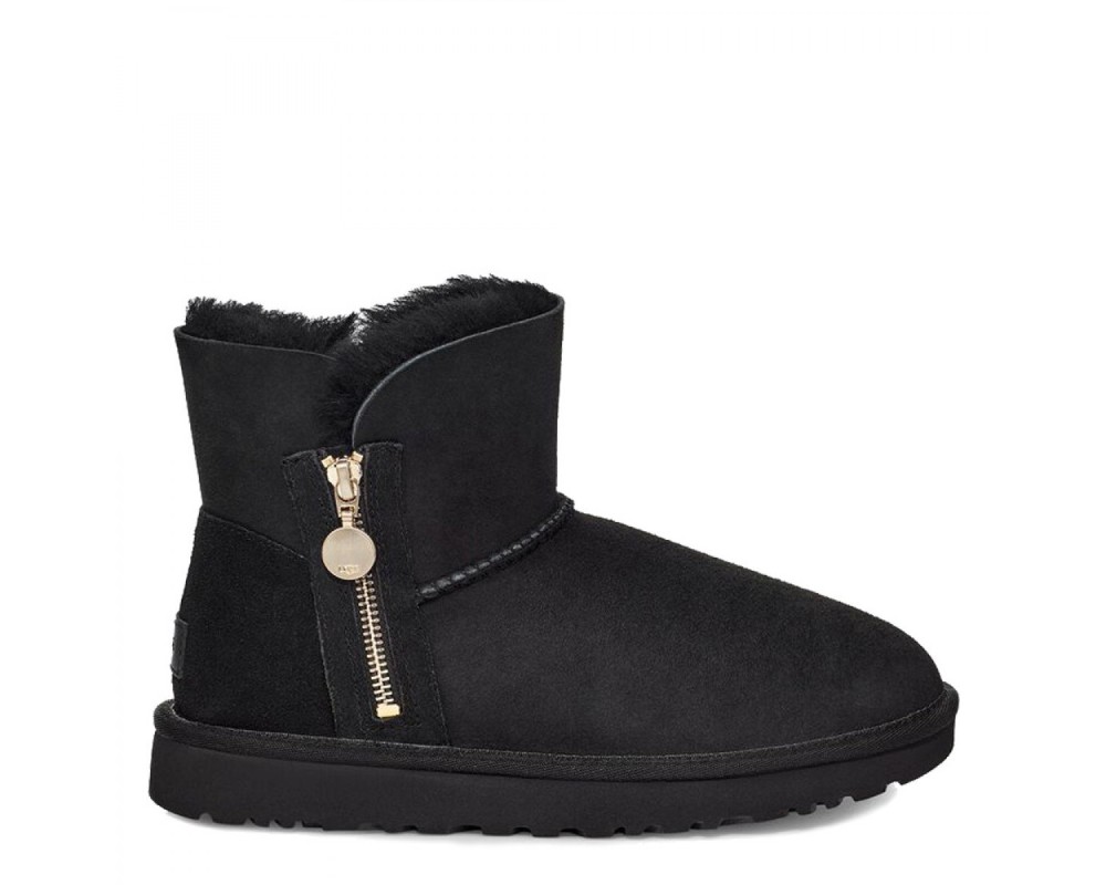 Купить UGG Bailey Zip Mini Black