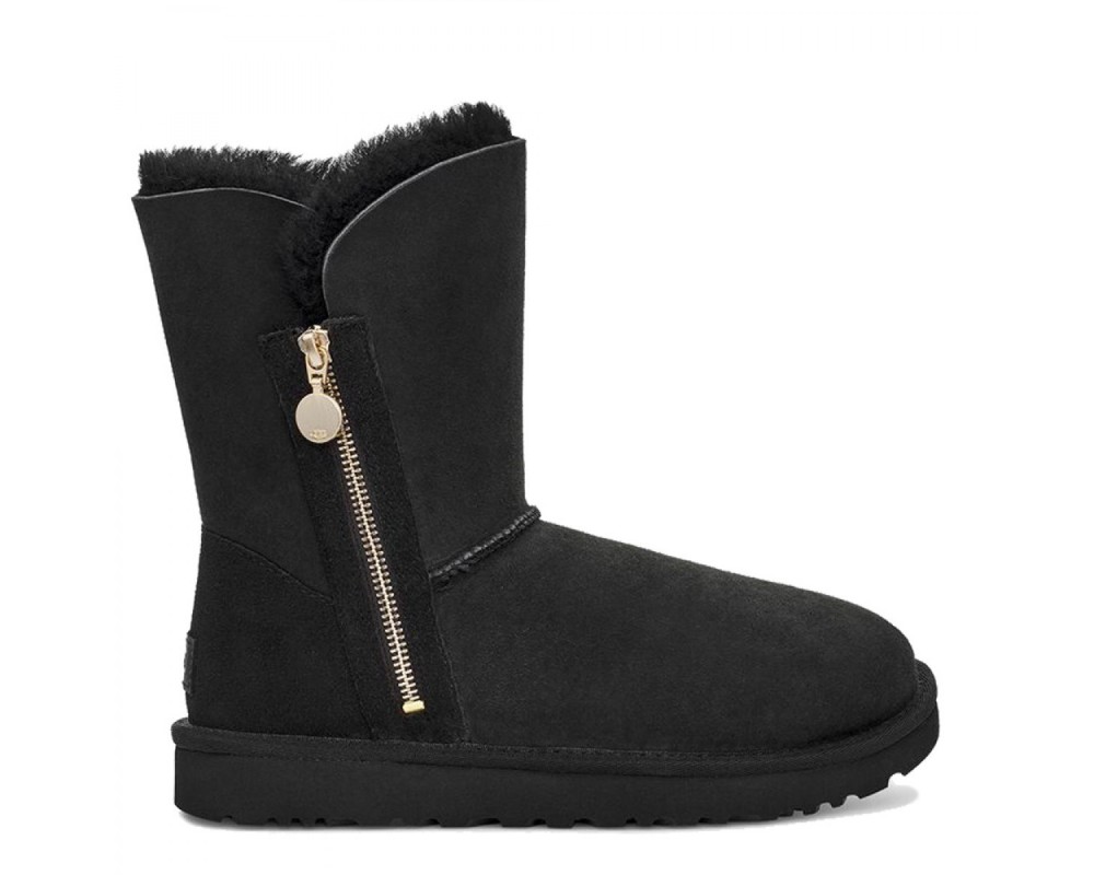 Купить UGG Bailey Zip Short Black