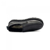 Купить UGG Stitch Slip Leather Black