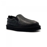 Купить UGG Stitch Slip Leather Black