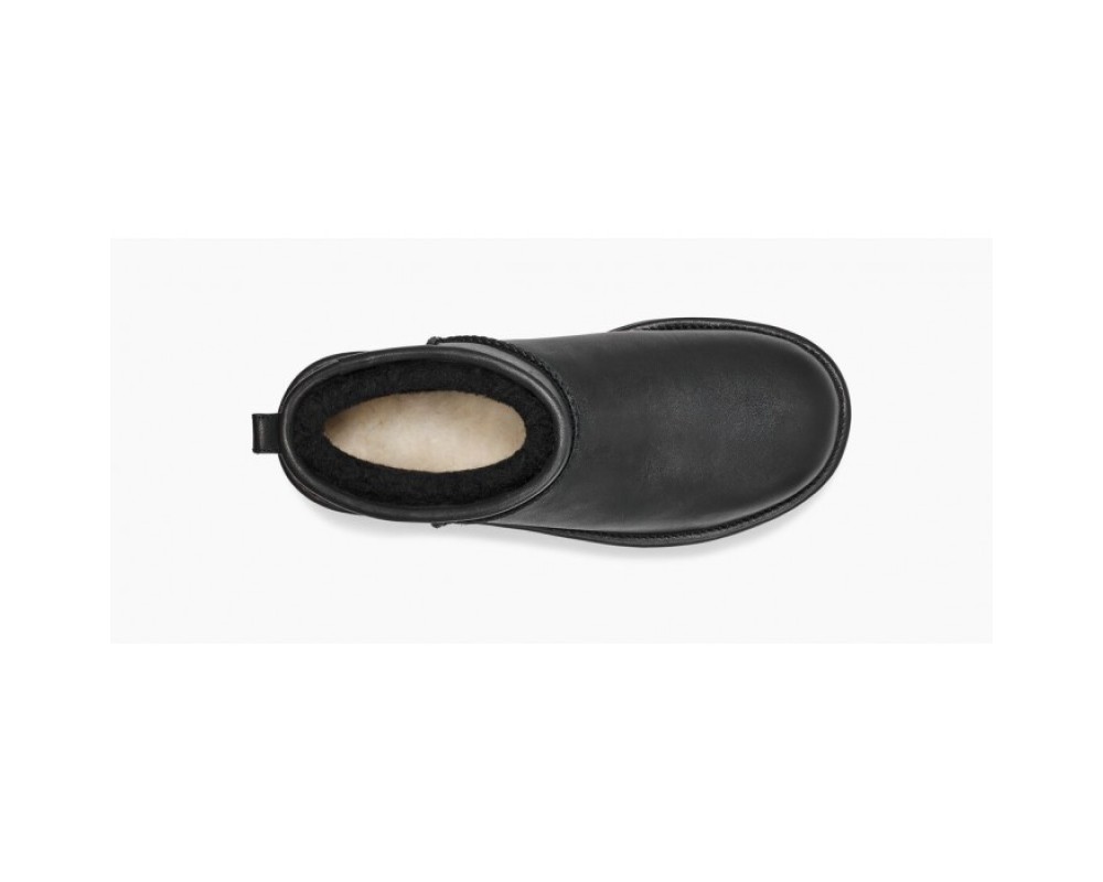 Купить UGG Classic Ultra Mini Platform Black Leather