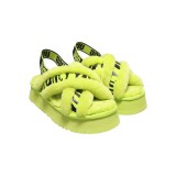 Купить UGG W Disco Cross Slide Animalia Key Lime