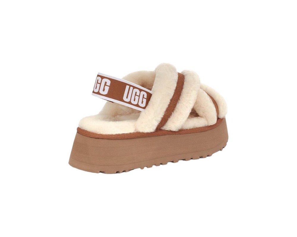 Купить UGG W Disco Cross Slide Chestnut
