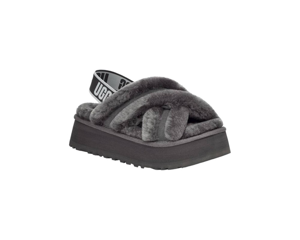 Купить UGG W Disco Cross Slide Grey
