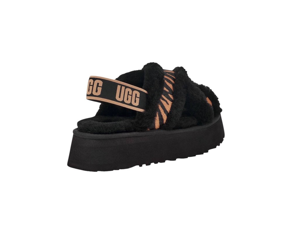 Купить UGG W Disco Cross Slide Tiger Print