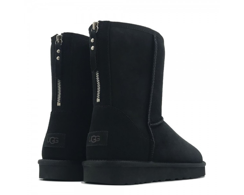 Купить UGG Mens Classic Short Zip II Black