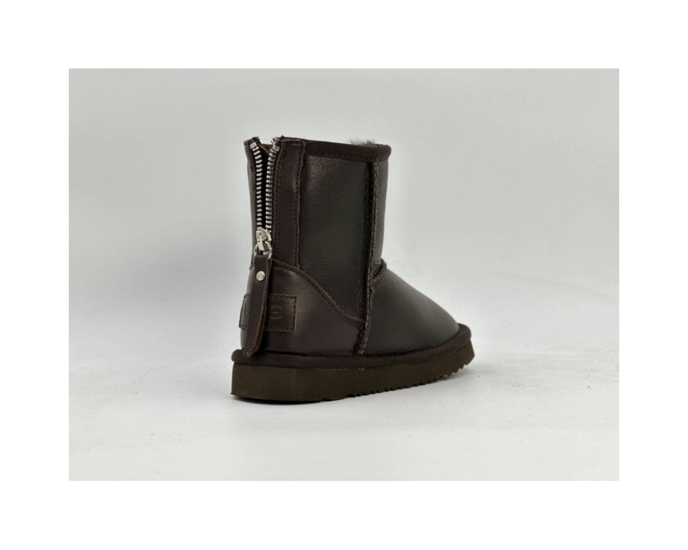 Купить UGG Kids Zip Metallic Chocolate