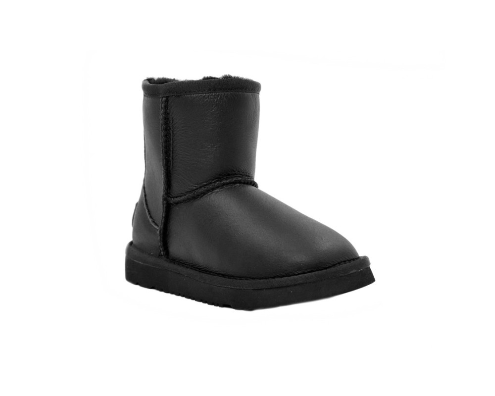 Купить UGG Kids Zip Metallic Black