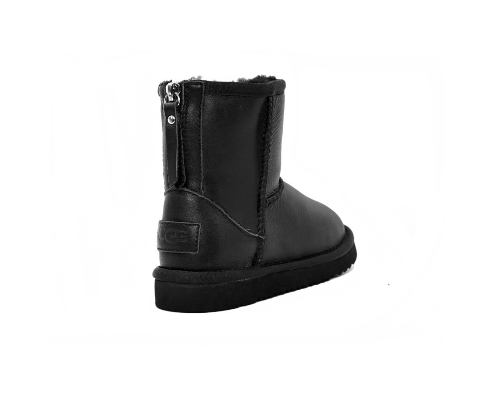 Купить UGG Kids Zip Metallic Black