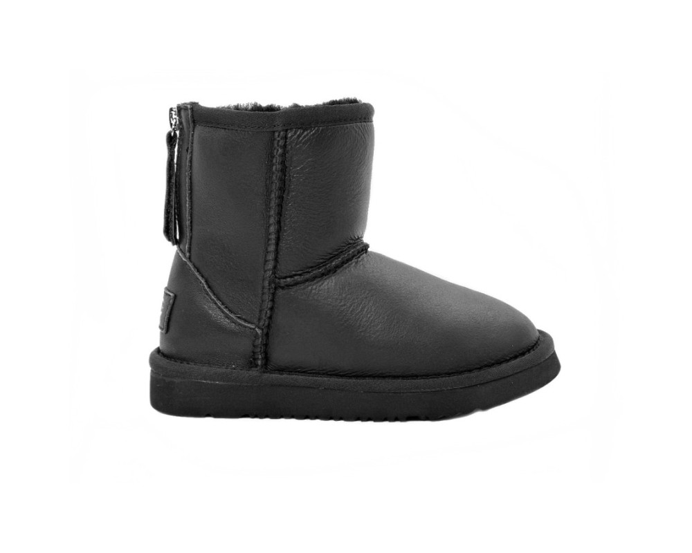 Купить UGG Kids Zip Metallic Black