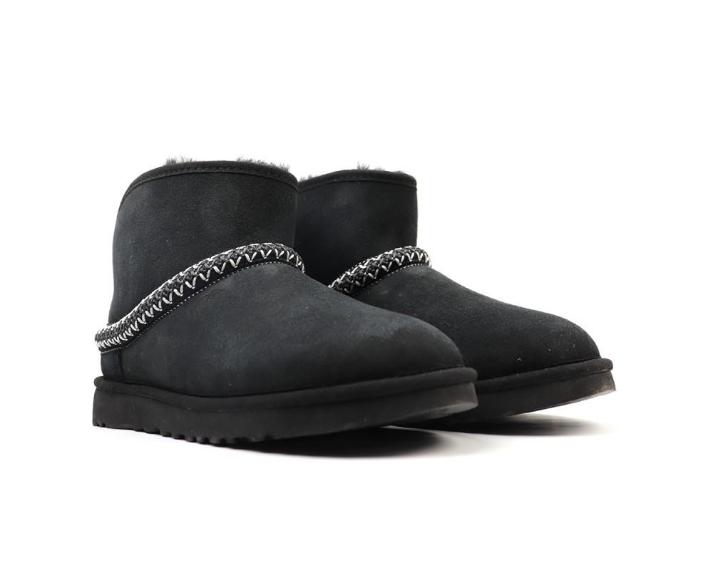 Купить UGG Classic Mini Cresent Black